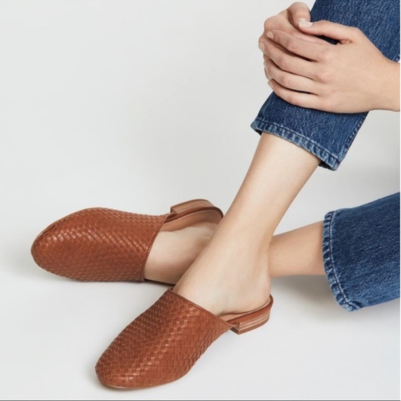 Madewell Shoes - Madewell Cassidy Woven Leather Mule Slide